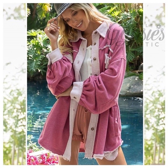 POL Punch Pink Summer Night Shacket - Picture 11 of 15